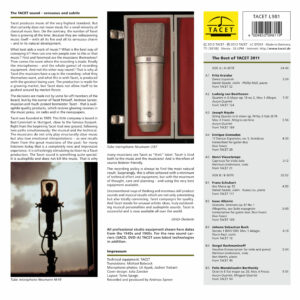 981 LP / The Best of TACET 2011