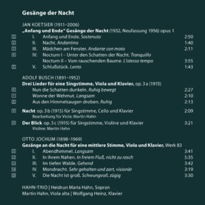 e58 CD / Gesänge der Nacht