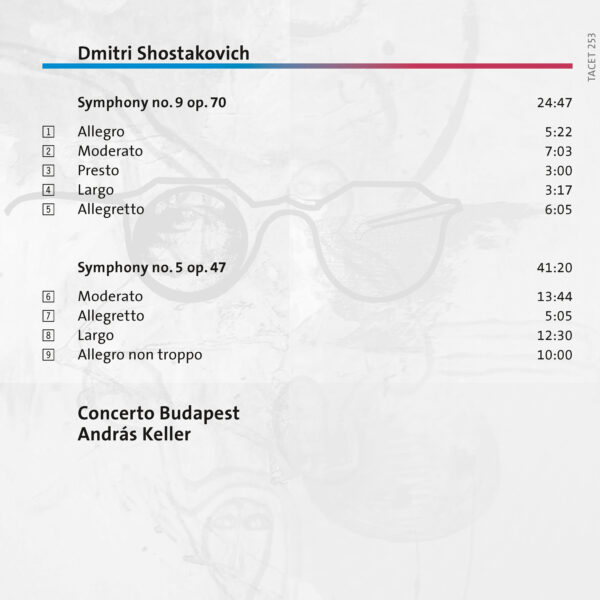 253 CD / Dmitri Shostakovich: Symphony no. 9 op. 70, Symphony no. 5 op. 47 - Image 2