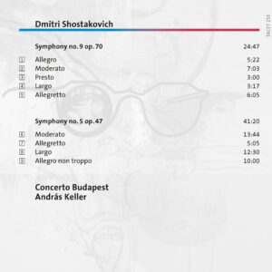 253 CD / Dmitri Shostakovich: Symphony no. 9 op. 70, Symphony no. 5 op. 47