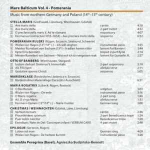 273 SACD /  Mare Balticum Vol. 4.  Pomerania