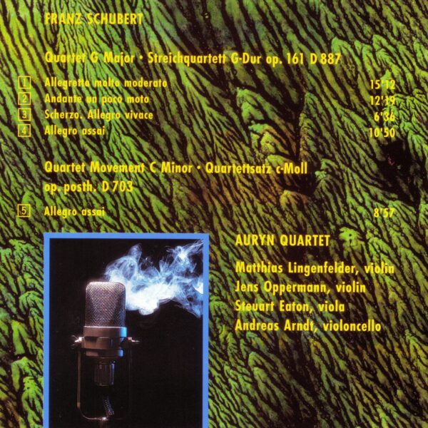 005 CD / Franz Schubert. String Quartet in G major D887 - Image 2