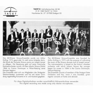 008 CD / Unter Donner und Blitz. Alt-Wiener Strauss-Ensemble