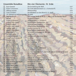 e49 CD / Ensemble BonaNox. Erde