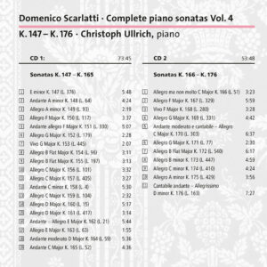 263 CD /  Scarlatti: Complete piano sonatas vol. 4