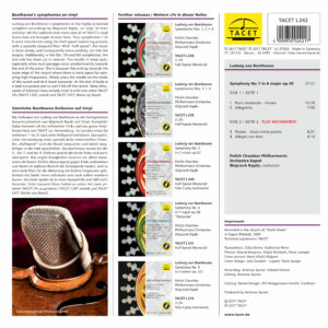 242 LP / TACET’s Beethoven Symphonies: no. 7