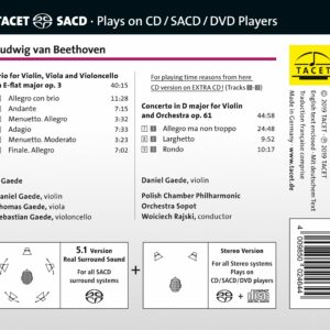 246 SACD / Ludwig van Beethoven: Violin Concerto op. 61 & String Trio op. 3