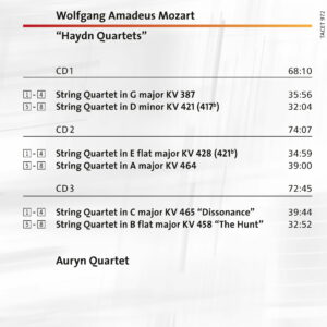 972 CD / Wolfgang Amadeus Mozart: „Haydn Quartets“