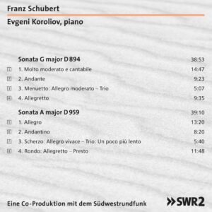 979 CD / Franz Schubert: Sonatas D 894 & D 959