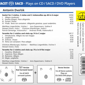 196 SACD / Antonín Dvořák: Sextet op. 48, String Trios op. 74 & 75a