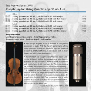 168 CD / Auryn’s Haydn: op. 33