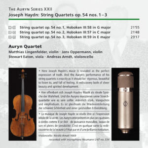 176 CD / Auryn’s Haydn: op. 54