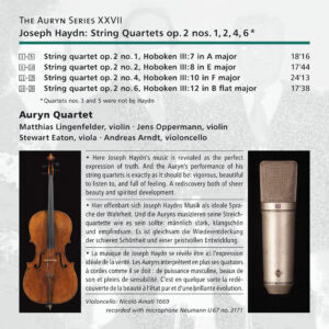 188 CD / Auryn’s Haydn: op. 2