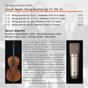 191 CD / Auryn’s Haydn: op. 77, 103, 42