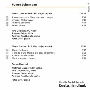 144 DVD-A / Robert Schumann: Piano Quartet op. 47, Piano Quintet op. 44