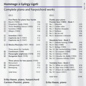 129 CD / Hommage à György Ligeti