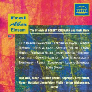 039 CD / Free but lonely vol. 2. The Friends of Robert Schumann and their Music