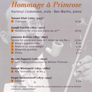 045 CD / Hommage à Primrose