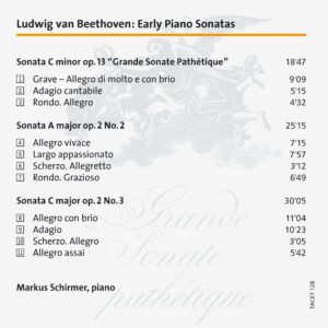 128 CD / Ludwig van Beethoven: Early Sonatas for Piano