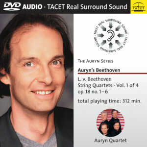 124 DVD-A / L. v. Beethoven: String Quartets · Vol. 1 of 4 op. 18 no. 1 – 6