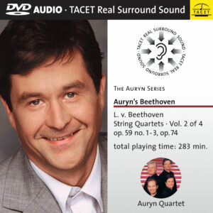 125 DVD-A / L. v. Beethoven: String Quartets · Vol. 2 of 4 op. 59 no. 1 – 3, op. 74