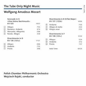 136 SACD / The Tube Only Night Music