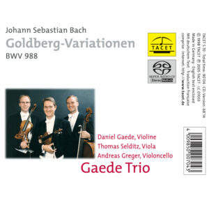070 SACD / Johann Sebastian Bach: Goldberg-Variationen