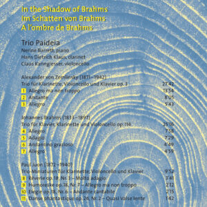 058 CD / In the Shadow of Brahms