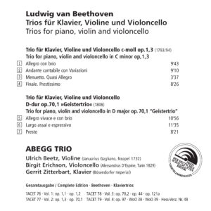 077 CD / Beethoven. Piano Trios Vol. II