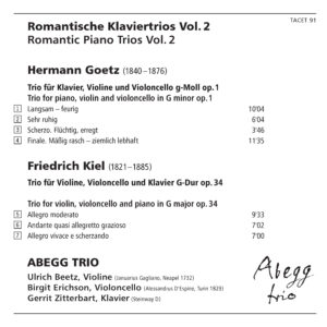 091 CD / Romantic Piano Trios Vol. 2
