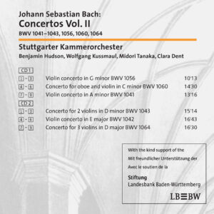 111 CD / Johann Sebastian Bach. Concertos Vol. II