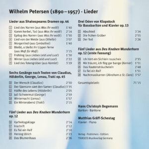 e28 CD / Wilhelm Petersen