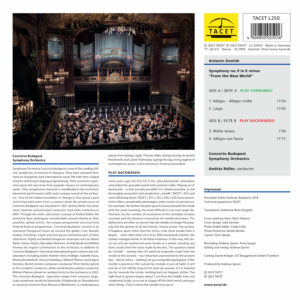 250 LP / Antonín Dvořák: Symphony no. 9 in E minor
